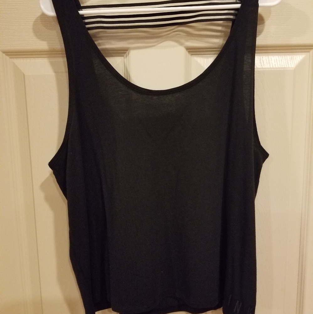 PINK Sport Black Tank